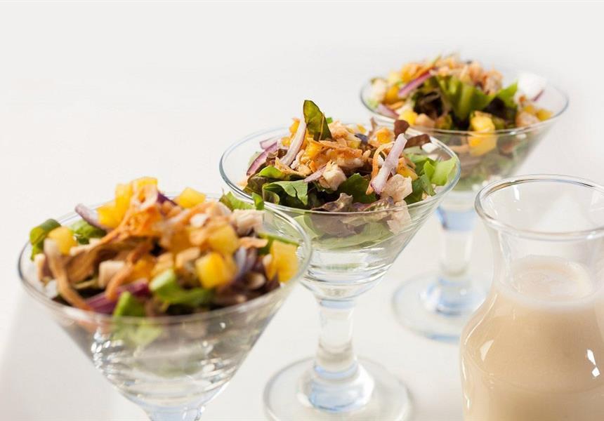 some petite salads
