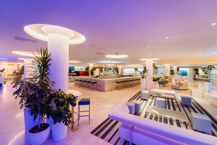 Lounge area in Hotel