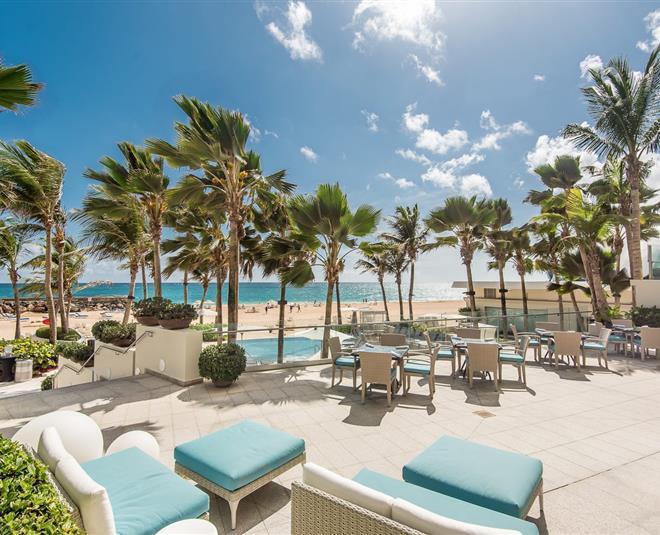 Hotel Terrace ocean view
