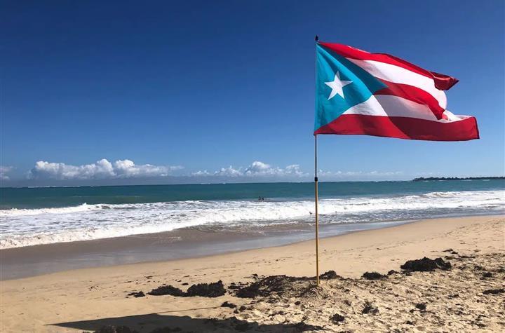 The Puerto Rican flag