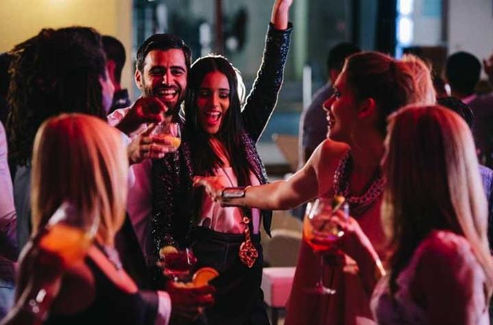People dancing at the club