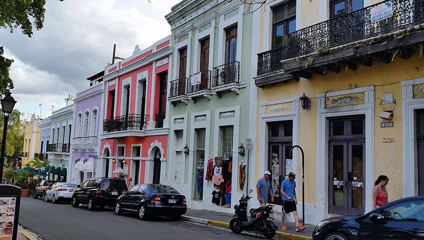 the streets of old san juan